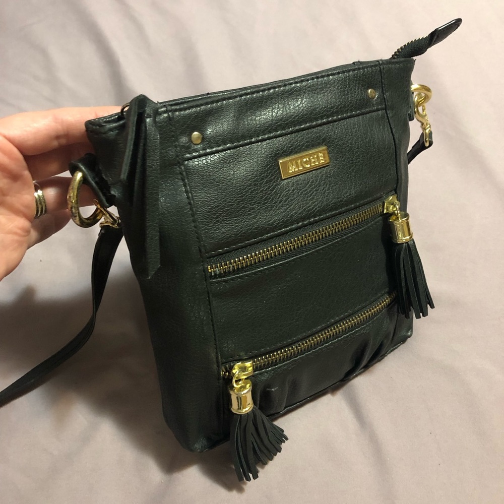 MICHE Black & Gold Tassel Crossbody - Picture 6 of 13